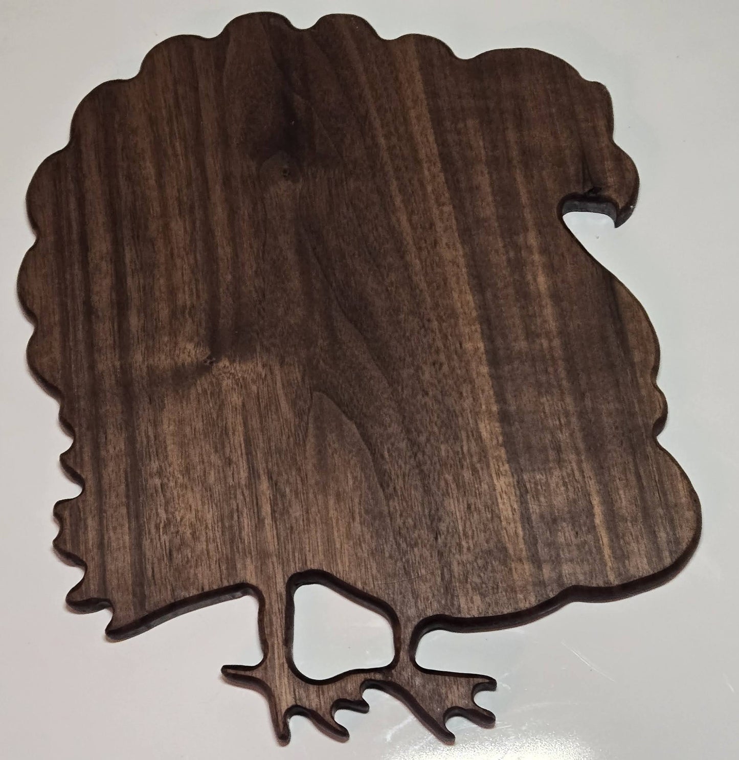 Carved Turkey Charcuterie/Serving Board — Handmade in America (Oak or Walnut)